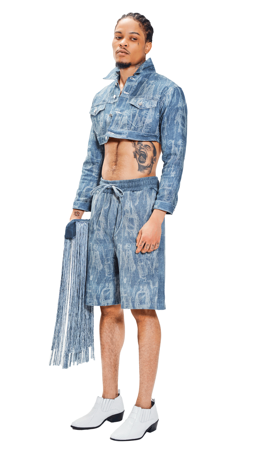 ALL PEOPLE Printed B-ball Shorts