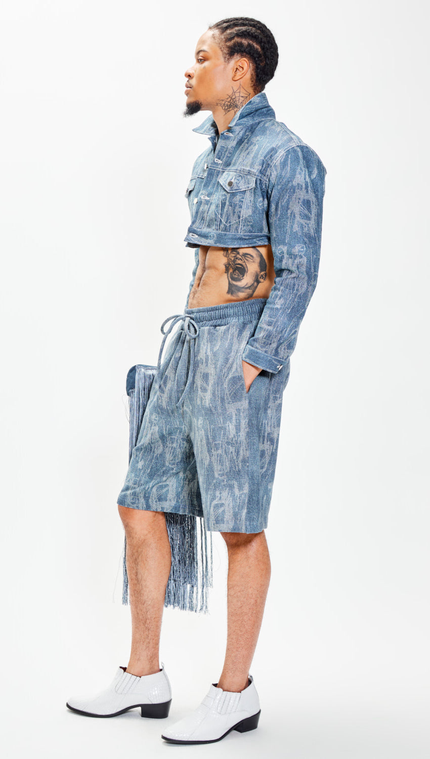 ALL PEOPLE Printed B-ball Shorts